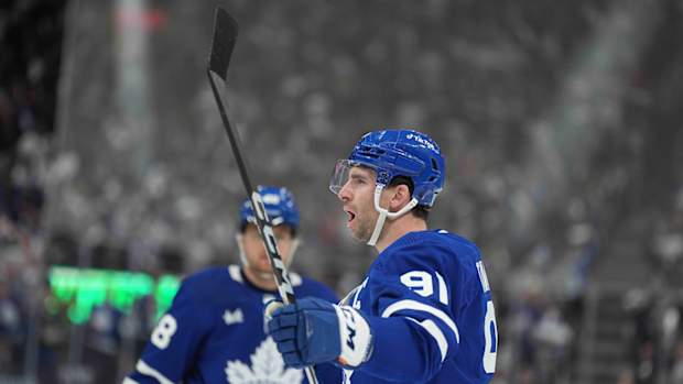 Toronto Maple Leafs center John Tavares.